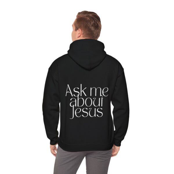 Ask me about Jesus! Unisex Heavy Blend™ Hooded Sweatshirt - Image 10